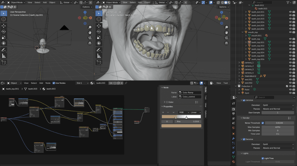 3D 모델링 (Blender)